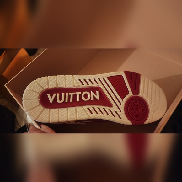 Brand new Louis Vuitton LV Skate Sneakers in Red & White - Picture 8 of 15